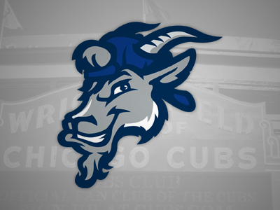 ...how about this season? anniversary baseball chicago cubs goat logo mascot mlb sigma kappa brands slavo kiss sport wrigley field