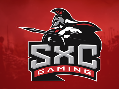 Gaming Clan brand esports gaming identity logo slavo kiss spartan sxc gaming warrior