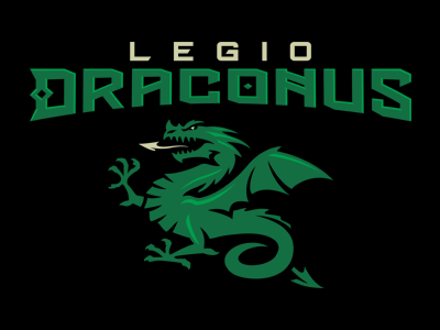 Legio Draconus brand dragon heraldry identity legio draconus logo paintball slavo kiss slovakia sports team
