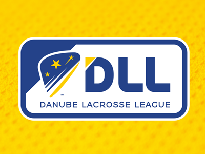 DLL athletic branding danube dll europe identity lacrosse league logo slavo kiss sports team