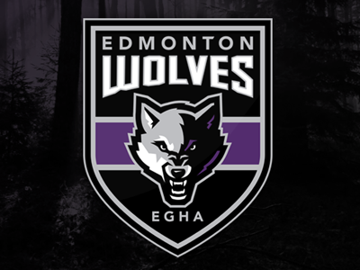 Edmonton Wolves athletic branding canada club design edmonton hockey identity logo slavo slavo kiss sports team wolves