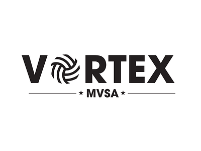 MVSA Vortex brand identity logo