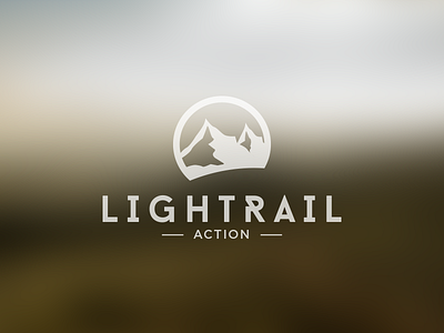 Lightrail Action Logo action design logo logo design mountain