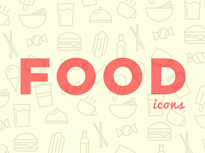 Simple Line Food Icons food icon icons line simple