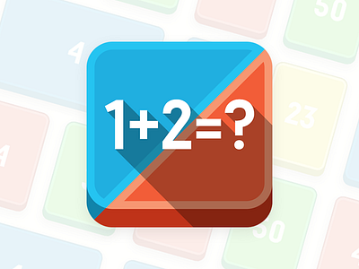 TrueMath Icon app game icon math