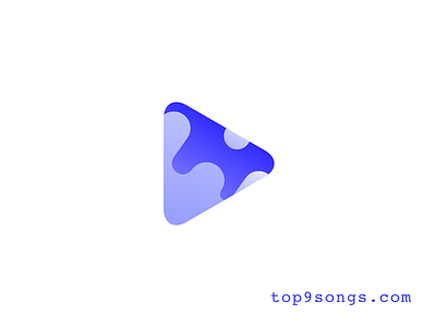 #top9songs Logo 9 design logo music songs spotify top