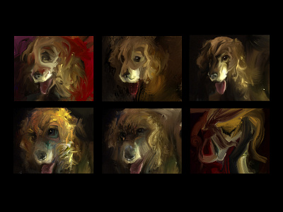 Dog animal digital painting dog drawing illustration photoshop