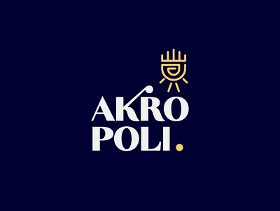 Akropoli Store Logotype brand design branding design design logo graphic design identidade visual logo logo design logotipo logotype store visual identity