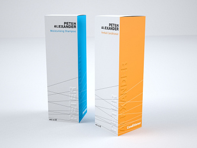 Peter Alexander Product Range Mock Up 3d studio max cgi hairdressers packaging product render salon visualisation