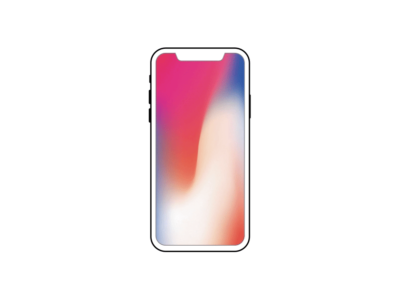 iPhone X animation apple iphone mobile x