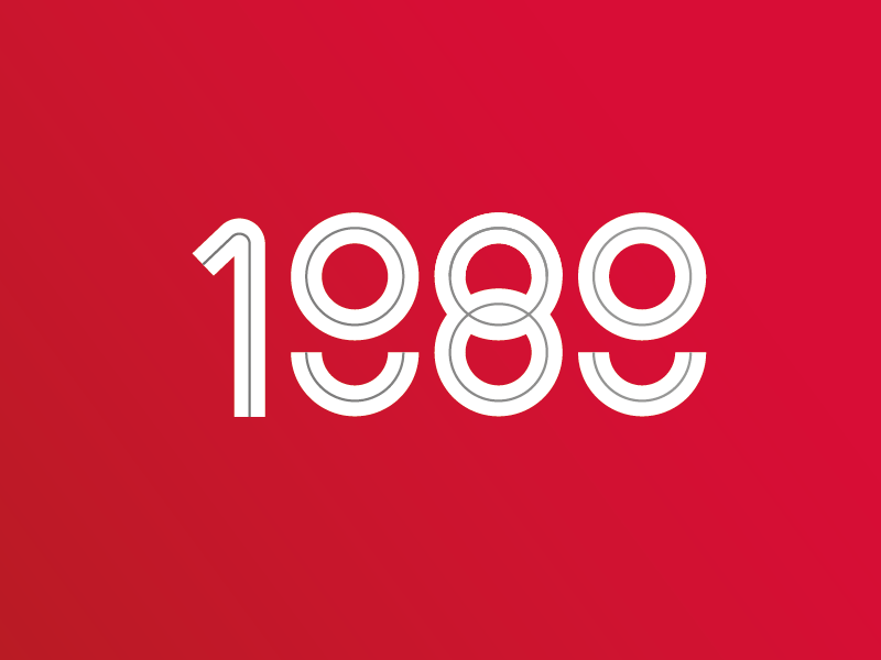 1989 80s abstract number year