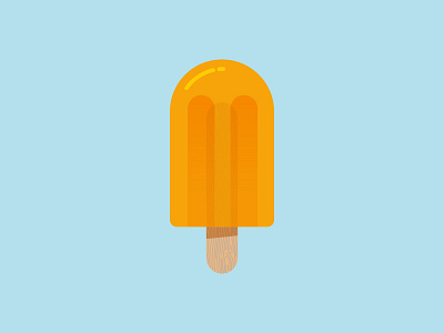 Ice Lolly candy fun ice ice cream illustration lolly orange summer sunshine sweet