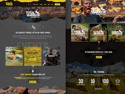 TW Refresh dark design grunge layout web design website yellow