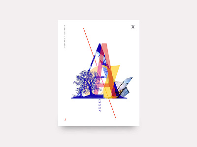 Annex architect clean cover letter poster type typography