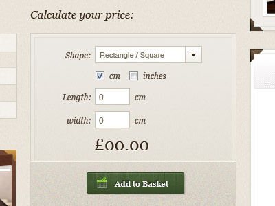 Calculator brown green texture