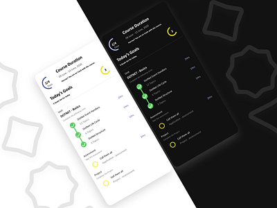 Course Detail Page course course card dark ui design education elearning mobile interface mobile ui mobileinspiration ui uiux ux white
