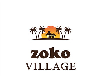 Logo Zoko Village avec Bg V2 2x logo logodesign