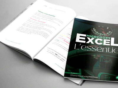 Microsoft Excel Booklet Design book book design booklet cover book design book cover mag cover