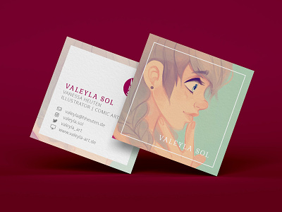 Square Business Card (Personal Project)