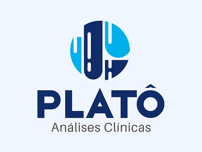 PLATO logo branding laboratory logodesign logodesigner uidesign