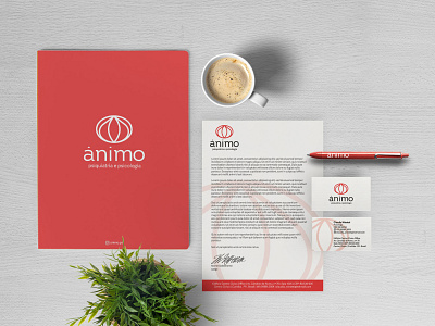 Ânimo - Visual Identity branding logo logodesign naming psychiatry psychology visualdesign visualidentity