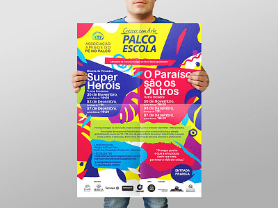 Children`s Theatre brazil children graphicdesign illustration pattern poster printdesign socialmedia texture theatre