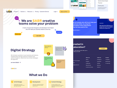 SABR Landing Page Exploration