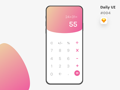 Calculator - Daily UI 004