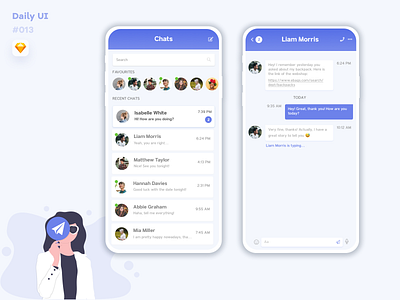 Messaging app - Daily UI 013