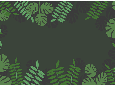 in the djungle design djungle green illustration leaf