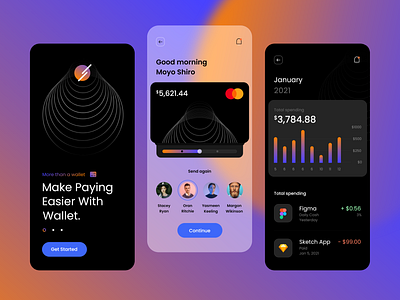 Mobile Payment Application crypto crypto exchange crypto wallet cryptocurrency design mobile app ui ux web