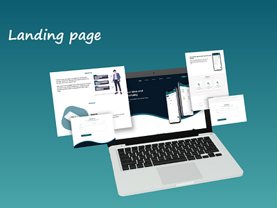 landing page adobe xd design landing page landing page design ui user experience user interface user interface design ux website website design