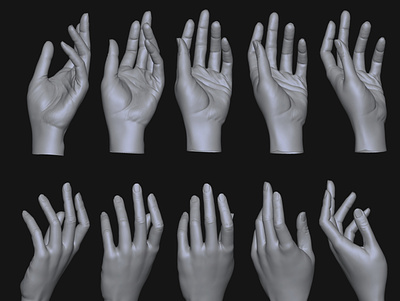 3D Sculpt of a hand 3d 3d model 3d render 3d sculpt 3d visualization maya zbrush