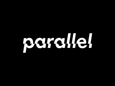 We are Parallel customtype logo rebrand typography