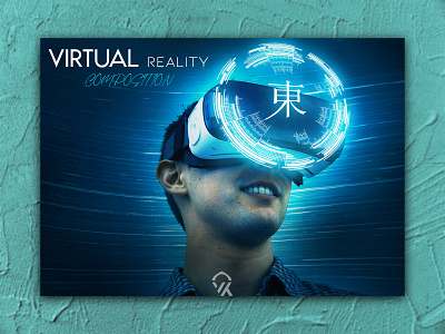 VERTUAL Reality Design in Photoshop design future games logo portfolio reality software technology virtual reality