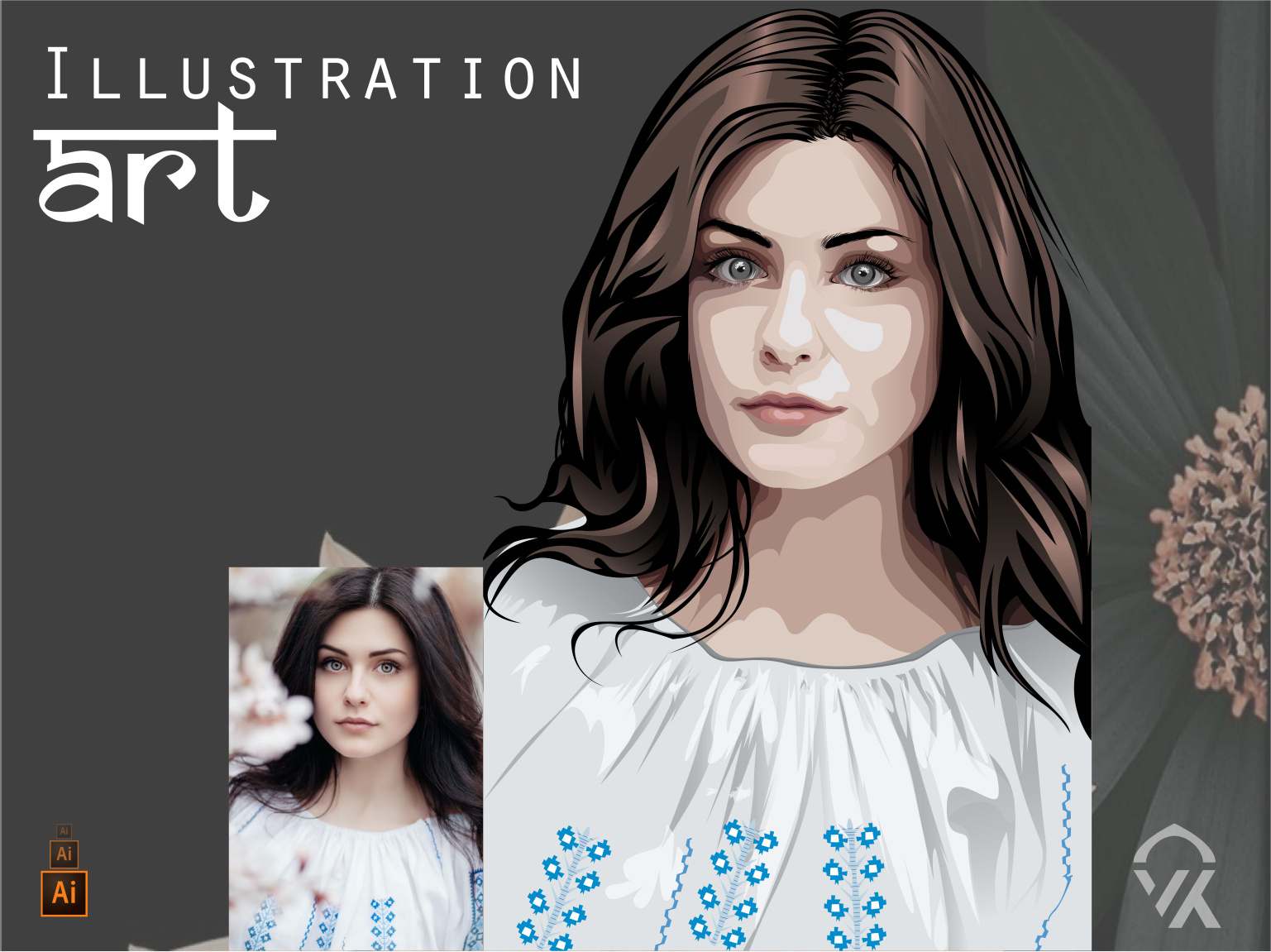 FACE Vector Portrait by VARUN KUMAR CHAUDHARY on Dribbble