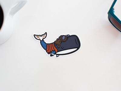 Marty McFly Sticker back to the future future illustration marty mcfly sticker underbelly vest whale