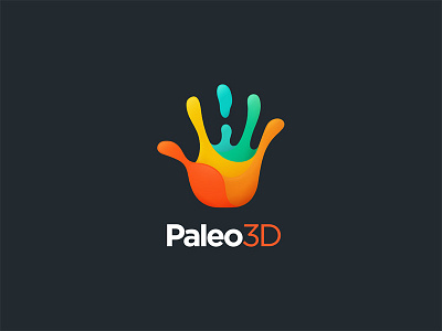 Paleo3D Logo 3d branding fluid identity logo logo mark paleo underbelly