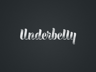 Ub Logo Texture friendly logo logotype script thick script underbelly