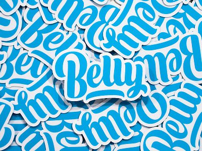 New "Belly" Stickers! branding design icon illustration logo photography sticker