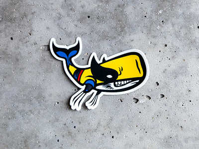 Wolverine Monstro Sticker avatar branding design icon illustration logan logo monstro photography sticker whale wolverine