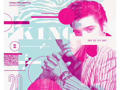 Day 20 - The K1ng collage daily design typography