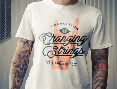 Charity T-Shirt apparel branding charity design illustration retro shirt silkscreen typography