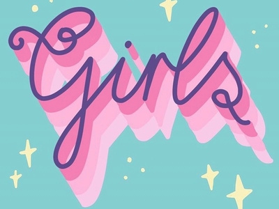 GIRLS Typography