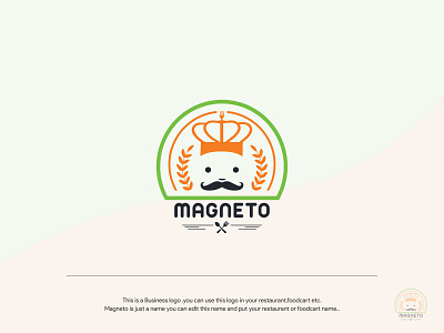 Megnato logo abstract animation brand identity branding colorful debut shot food logo illustration logo logo design logodesign logos logotype minimalistic restaurant logo typography ui ux vector