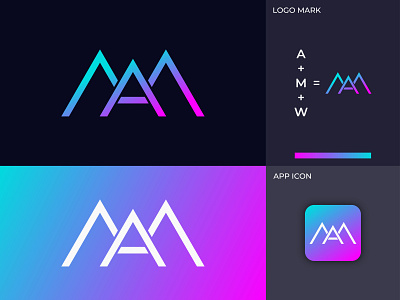 Logo design abstract art apparel artwork brand brand identity branding colorful debut gradient logo graphics landingpage lettermark logo logo design logos logotype minimal nature typography webdesign