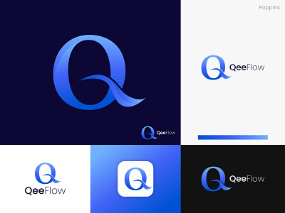 QeeFlow Logo design app design brand identity branding colourful debutshot gradient logo graphics icon iconography landingpage lettermark logo logo design logos logotype minimal modern logo typography web design webdesign