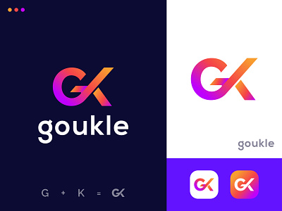 G & K Initial logo design | Logo design abstract logo appicon brand identity branding color colorful g logo gradient logo graphic icon illustration k logo logo logo design logoflow logofolio logoforsale logomark logos logotype