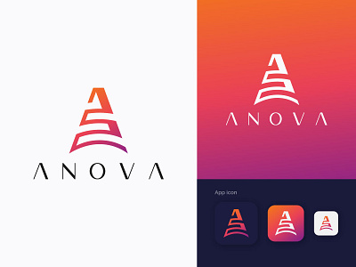 Anova Logo Design | A Letter mark | A letter logo design 3d a letter mark animation branding colorful design graphic design illustration letter a logo logo design logofolio logos logotype modern logo motion graphics typography ui vector wi fi logo