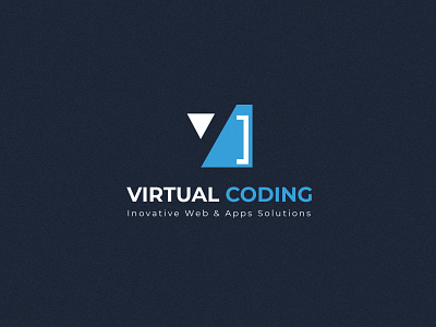 virtual coding logo icon illustration logo logo design logos logotype typography ui ux vector